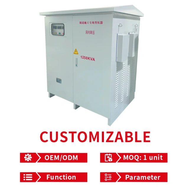 Transformador solar fotovoltaico 100KVA 500KVA 1000KVA 3000KVA Transformador de aislamiento Impermeable IP54 IP65