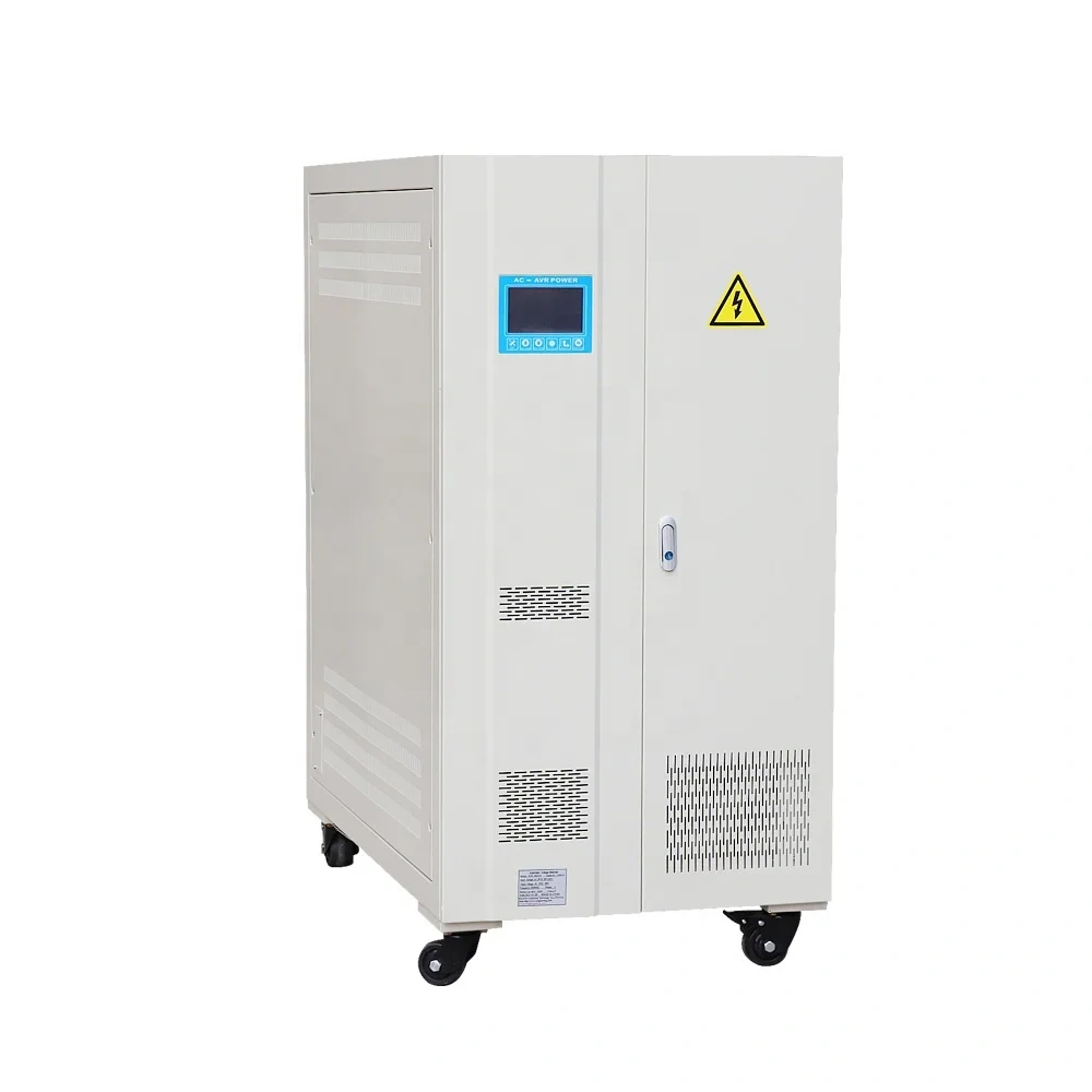Estabilizador de tensão SBW de 100 kVA a 600 kVA, estabilizador de tensão de 80 kVA, 150 kVA, 200 kVA, 300 kVA, 400 kVA e 500 kVA, regulador de tensão trifásico.