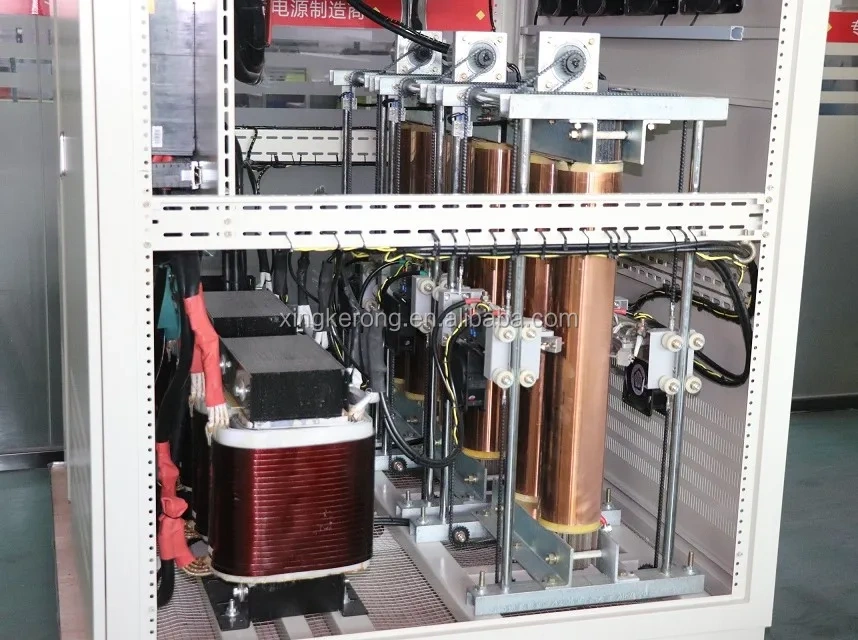 Estabilizador de tensão SBW de 100 kVA a 600 kVA, estabilizador de tensão de 80 kVA, 150 kVA, 200 kVA, 300 kVA, 400 kVA e 500 kVA, regulador de tensão trifásico.