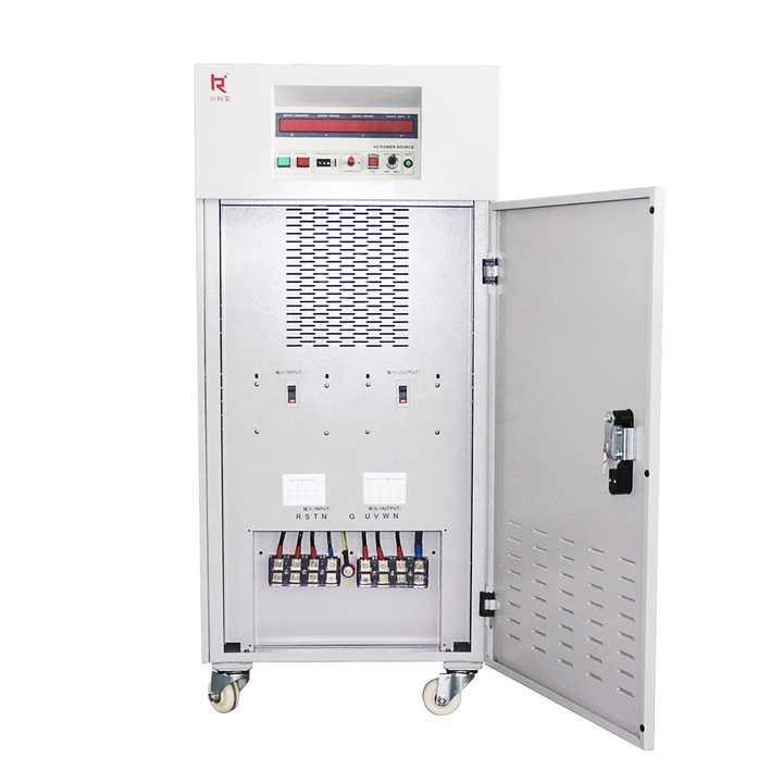 Variable Frequency Power Supply for Airport Equipment - 0-520V 0-400Hz AC Output, Pure Sine Wave, Global Voltage & Frequency Simulation