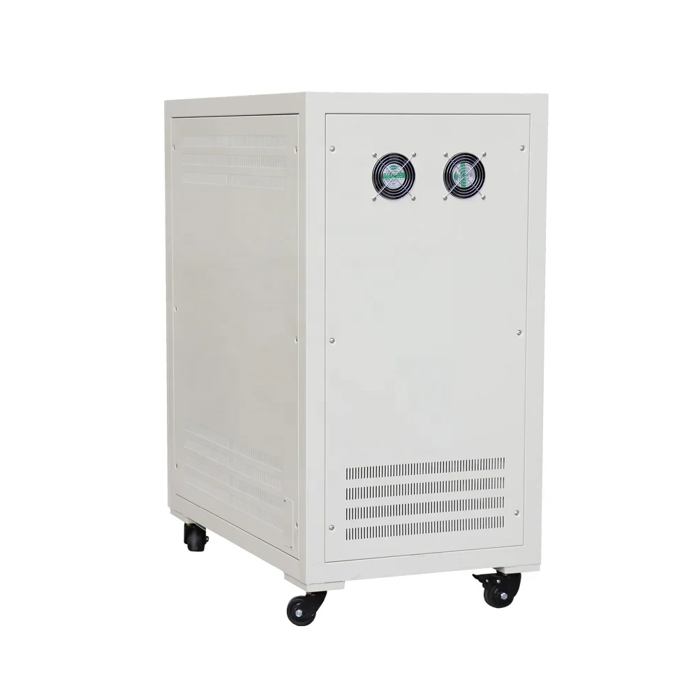 Estabilizador de tensão SBW de 100 kVA a 600 kVA, estabilizador de tensão de 80 kVA, 150 kVA, 200 kVA, 300 kVA, 400 kVA e 500 kVA, regulador de tensão trifásico.