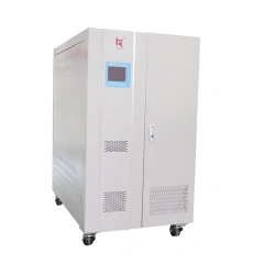 Estabilizador de voltaje estático trifásico de 250 kVA y regulador de voltaje automático