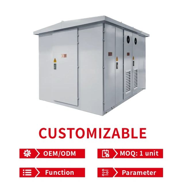 Subestación Prefabricada Tipo Caja Transformadora 50HZ 60HZ Estación Convertidora