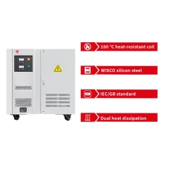 Transformador de potencia trifásico duradero de 100 kVA. Precio: 100 kVA, 150 kVA, 80 kVA y 90 kVA.