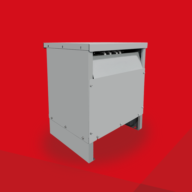 Transformador elevador-reductor UL de 480 V Delta a 277 V Monofásico/Trifásico ANSI para empresas e industrias de Norteamérica