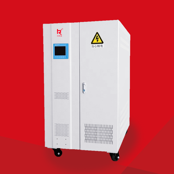 Regulador automático de voltaje (AVR) de 150 kVA, 200 kVA y 250 kVA para uso industrial trifásico.