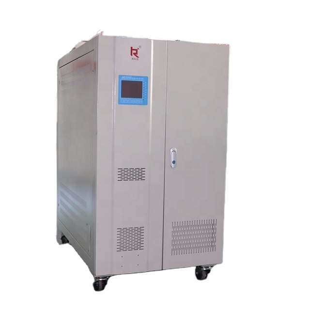 Regulador automático de voltaje (AVR) de 150 kVA, 200 kVA y 250 kVA para uso industrial trifásico.