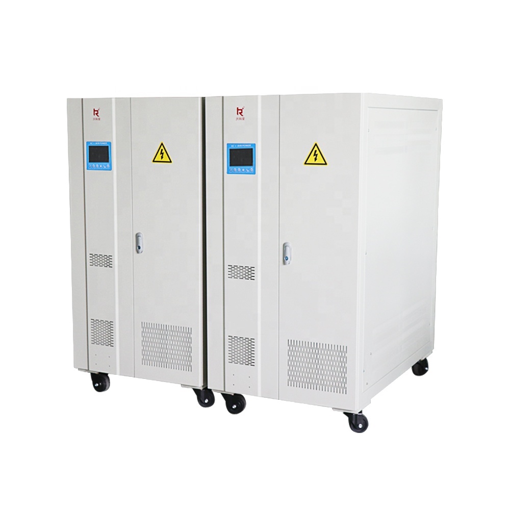 Regulador automático de voltaje (AVR) de 150 kVA, 200 kVA y 250 kVA para uso industrial trifásico.