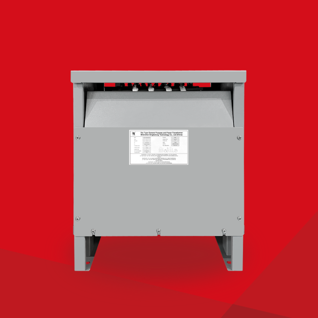 Transformador elevador-reductor UL de 480 V Delta a 277 V Monofásico/Trifásico ANSI para empresas e industrias de Norteamérica