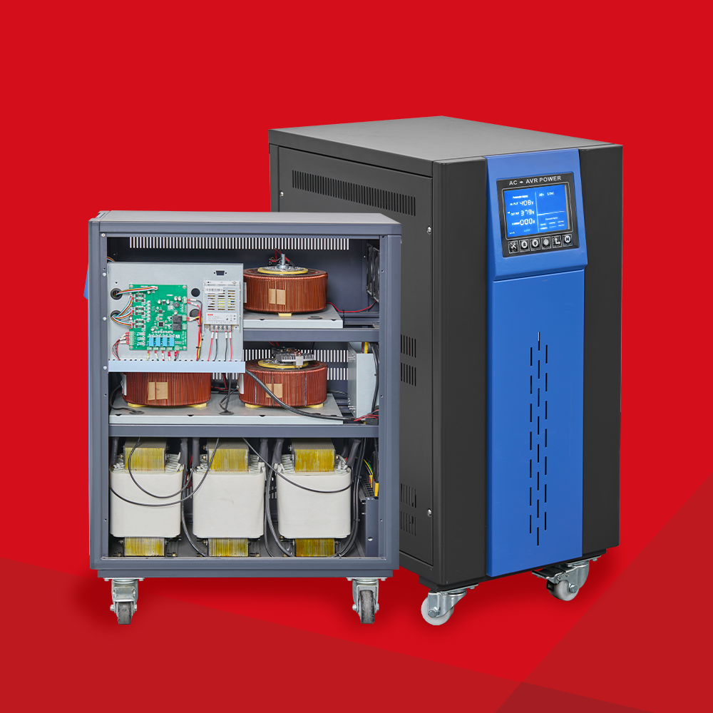 100% Protección Automática de Estabilización de Voltaje 30kva 40kva 45KVA 50kva 60kva 75kva Estabilizador de Voltaje Regulador de Voltaje