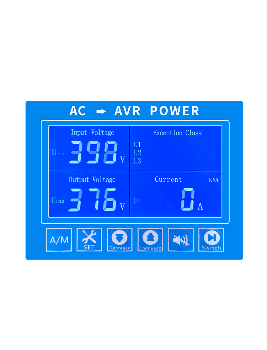 100% Protección Automática de Estabilización de Voltaje 30kva 40kva 45KVA 50kva 60kva 75kva Estabilizador de Voltaje Regulador de Voltaje