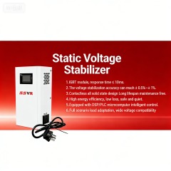 Estabilizador IGBT silencioso 500VA 1000VA Reguladores/estabilizadores de voltaje estático 220V 230V CA Estabilizadores de pared AVR 80V-300V