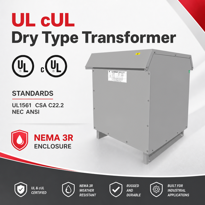 Center Tapped Step Down Transformer 3 Phase Isolation  480V Delta to 120/240V Split Phase for American Industry