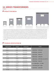 220V to 110V Step Down Transformer Single Phase Drytype UL1561 UL5085 3KVA 5KVA 7.5KVA 10KVA 15KVA