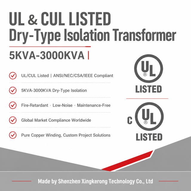 3 Phase Dry Type Isolation 3 Phase Transformer 600V 480V 440V 415V 380V 240V 230V 208V with UL CUL CE for Industry & Commerce