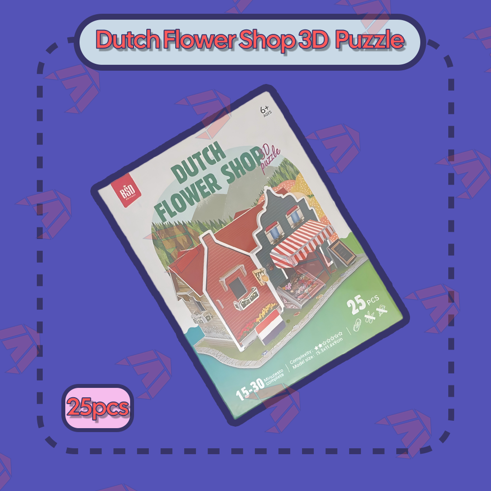 BSD Foam Origami Global Landmark Architecture 3D Puzzle DIY Toy for Ages 6+ Kids |【LHS】LUNA HOBBY STUDIO