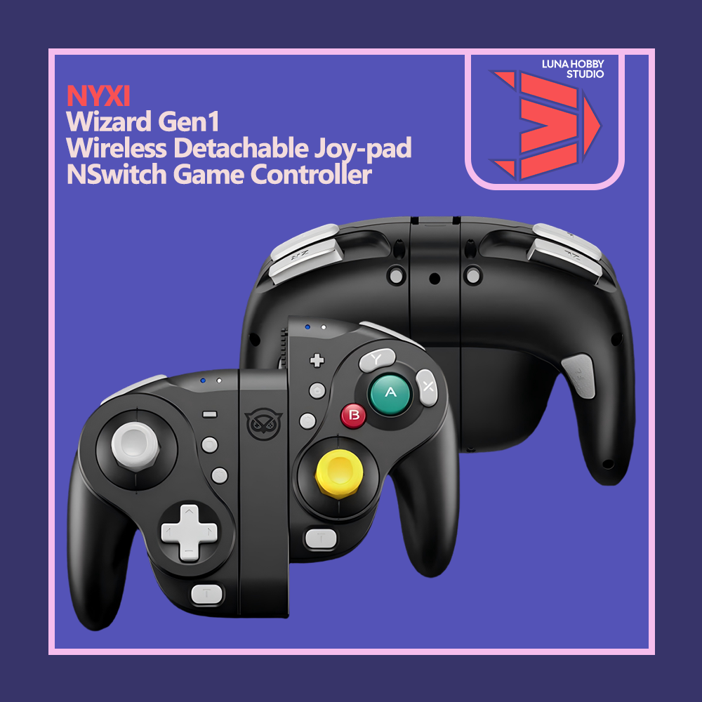 NYXI Wizard Gen1 Wireless Detachable Joy-pad NSwitch Game Controller |  @LUNA HOBBY STUDIO【LHS】