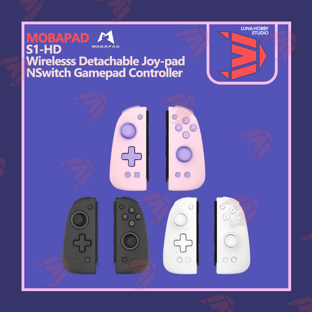 NYXI Hyperion Pro Wireless Detachable Joy-pad NSwitch Game Controller with High Definition Vibration Capability |  @LUNA HOBBY STUDIO【LHS】