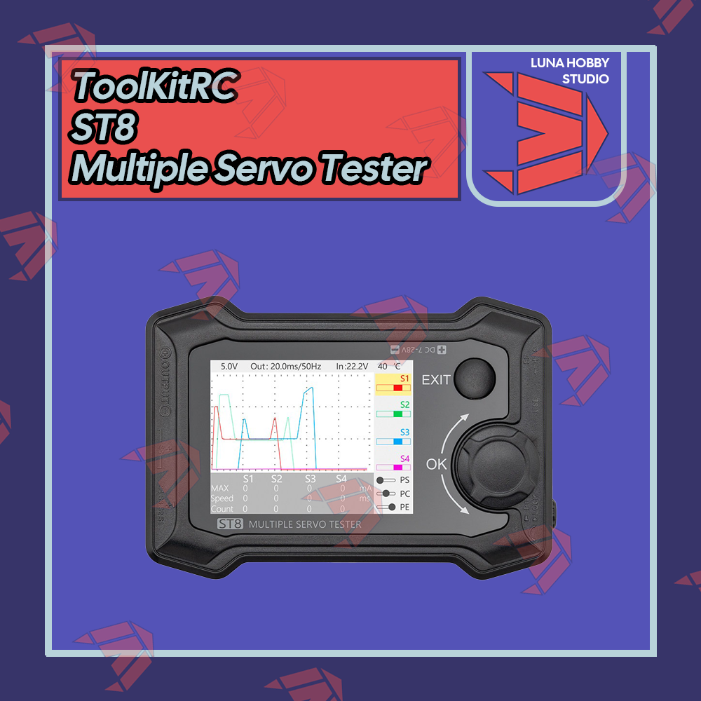 ToolKitRC ST8 Servo Tester | LUNA HOBBY STUDIO「LHS」