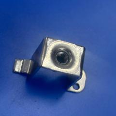 In-die threading stamped part