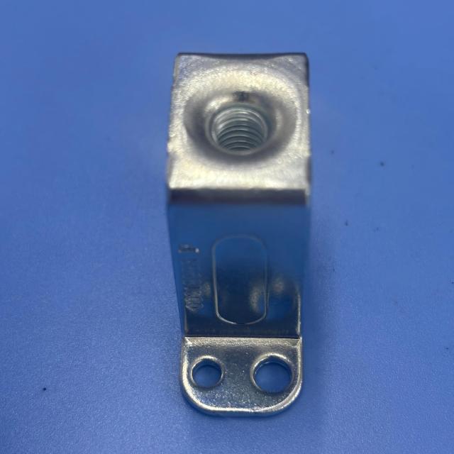 In-die threading stamped part