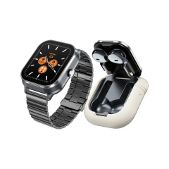 E20011 Black+Metal Strap