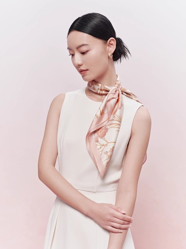 F3003 China Silk Square Scarf