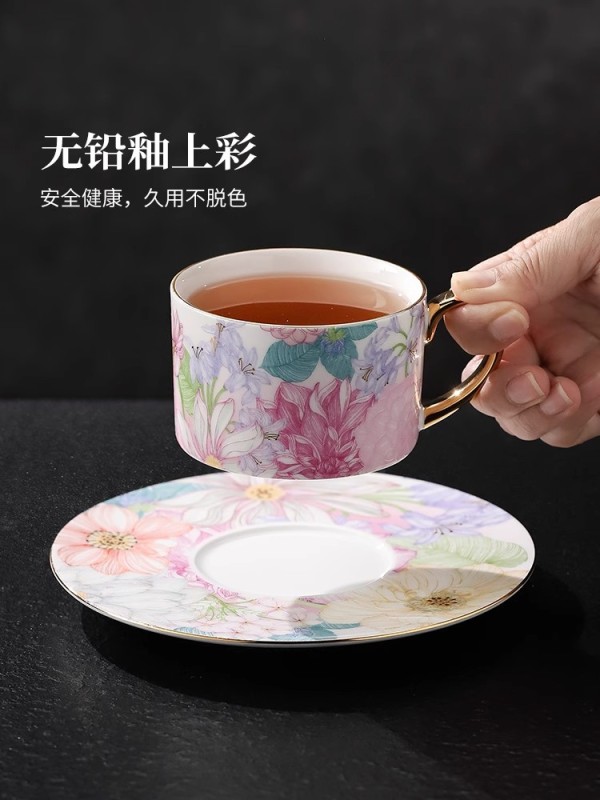 H0012 Jingdezhen Porcelain Tea and Coffee Cup Set, China