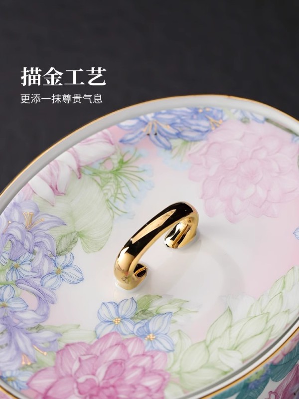 H0012 Jingdezhen Porcelain Tea and Coffee Cup Set, China