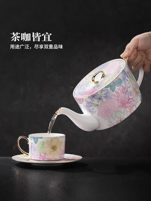 H0012 Jingdezhen Porcelain Tea and Coffee Cup Set, China