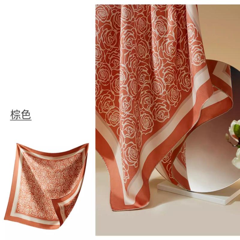 F3004 China Silk Square Scarf