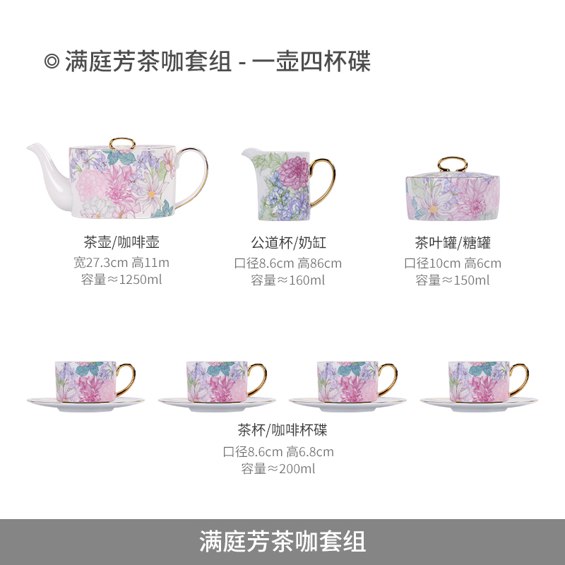 H0012 Jingdezhen Porcelain Tea and Coffee Cup Set, China