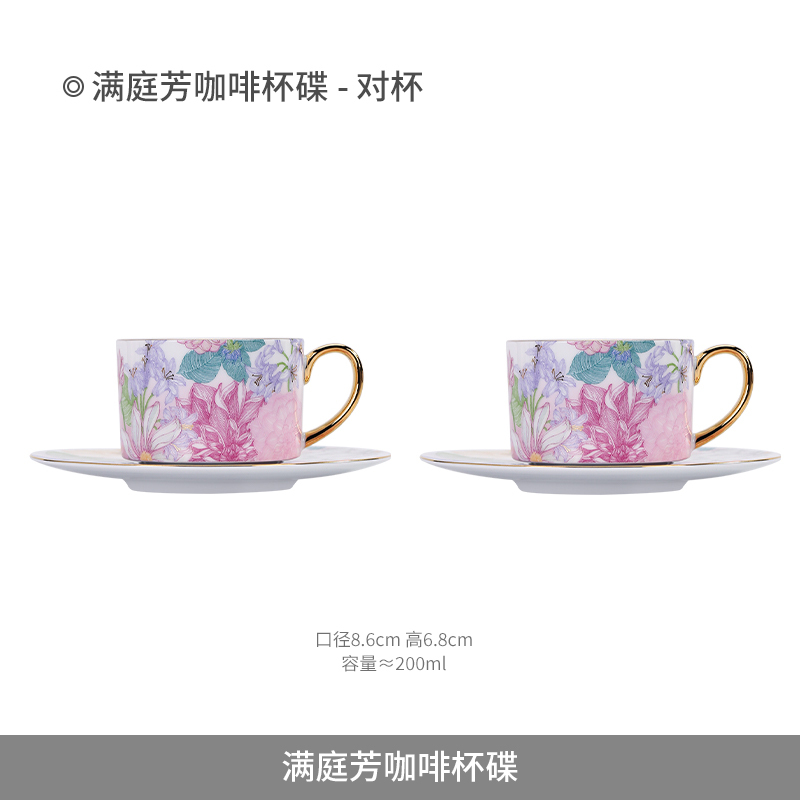 H0012 Jingdezhen Porcelain Tea and Coffee Cup Set, China