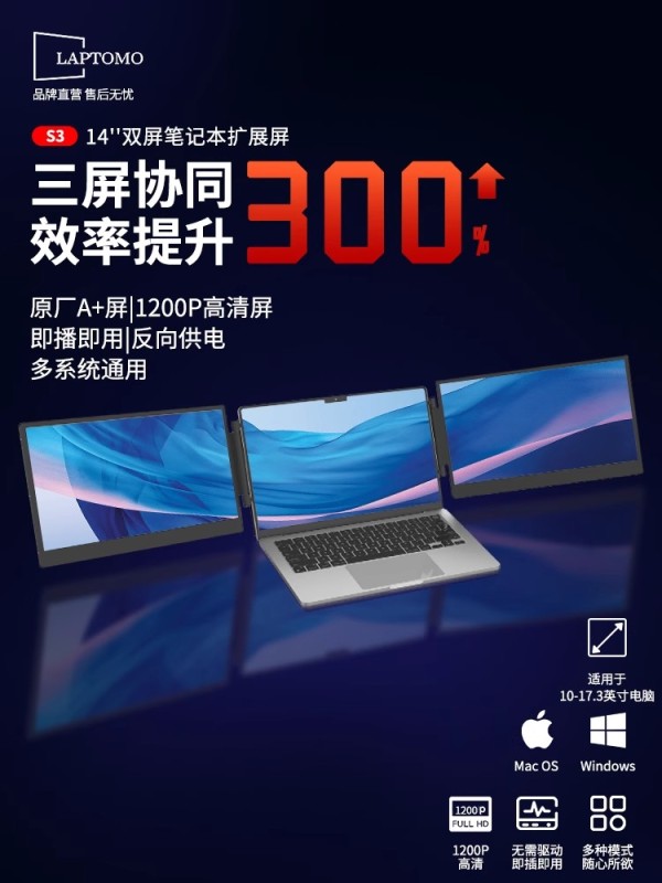 E1006 Portable Foldable Display