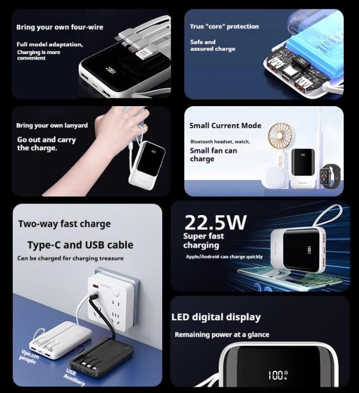 E9017 Philips Power Bank 20000 MAH