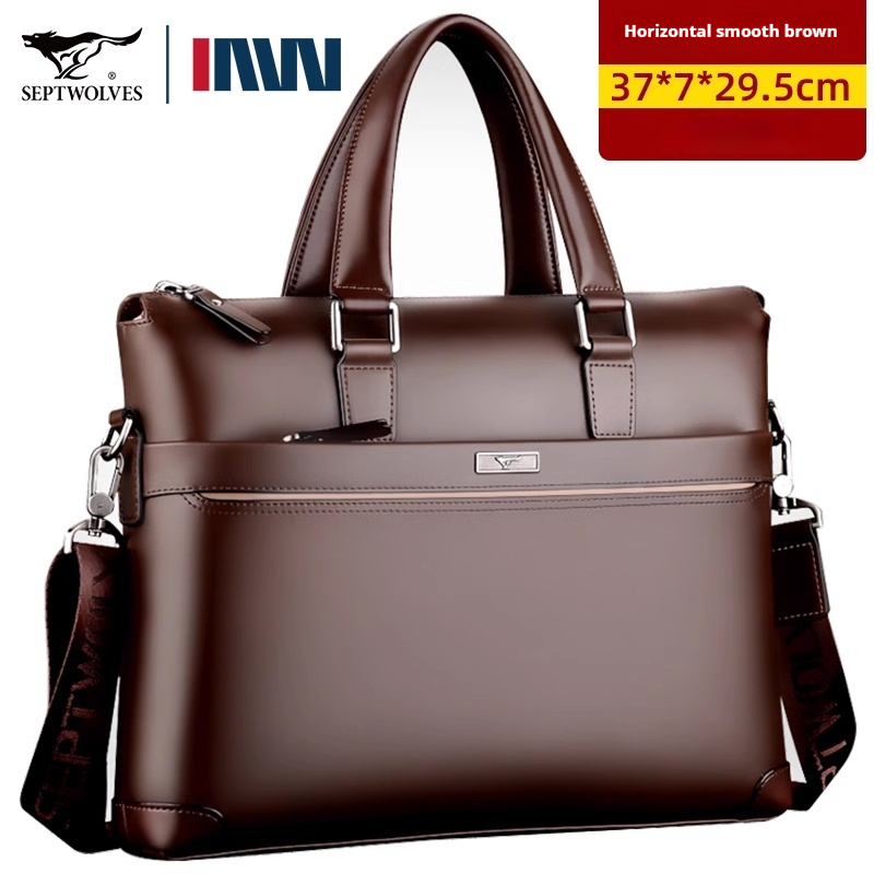 L0010 Septwolves Men's Business Briefcase
