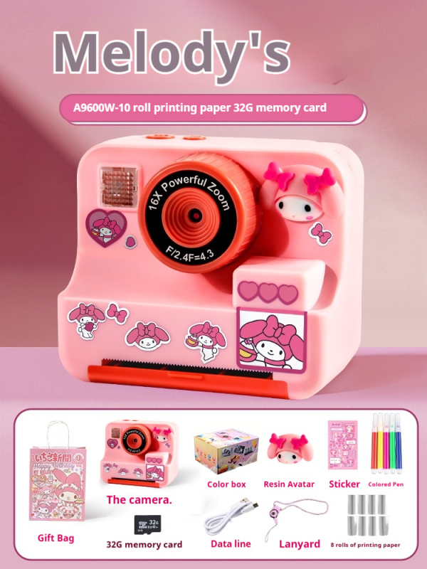 T0009 Girls' Instant Camera Toy