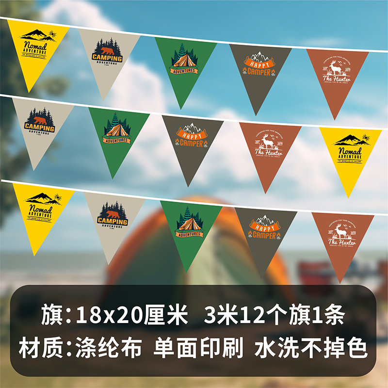 PT008 10M Outdoor Triangle Bunting
