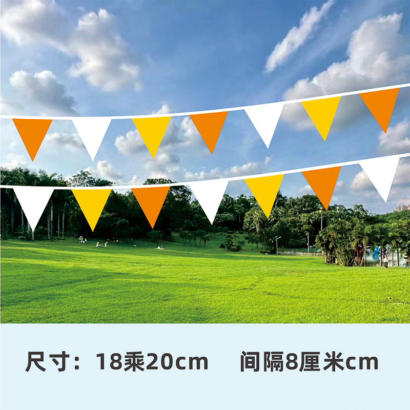 PT008 10M Outdoor Triangle Bunting