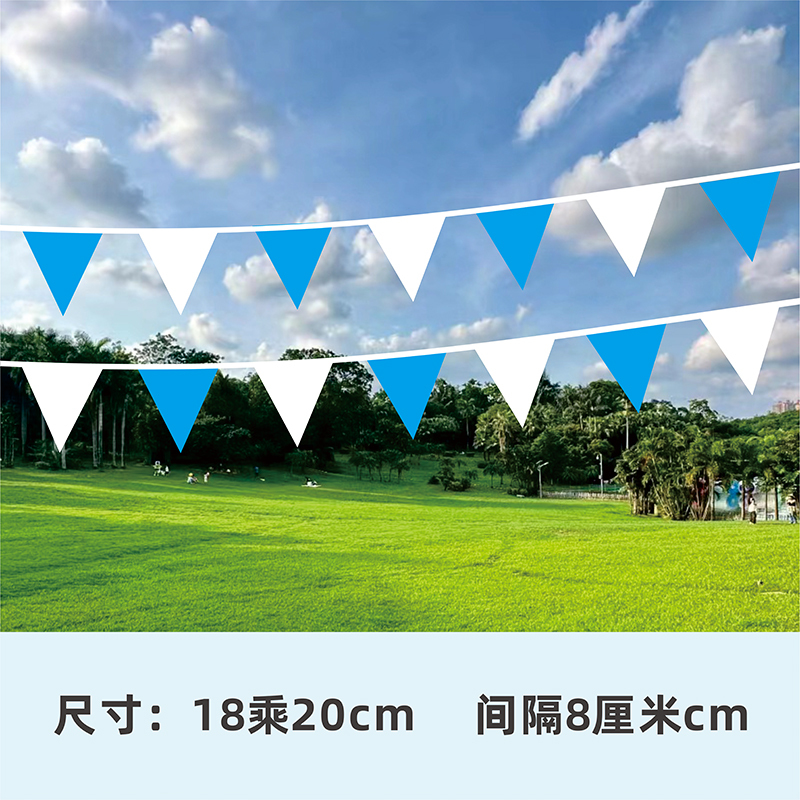 PT008 10M Outdoor Triangle Bunting