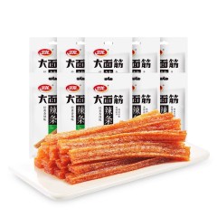 G0019 Weilong Spicy Gluten Stick (Mala Flavor) 65g x 10 Packs