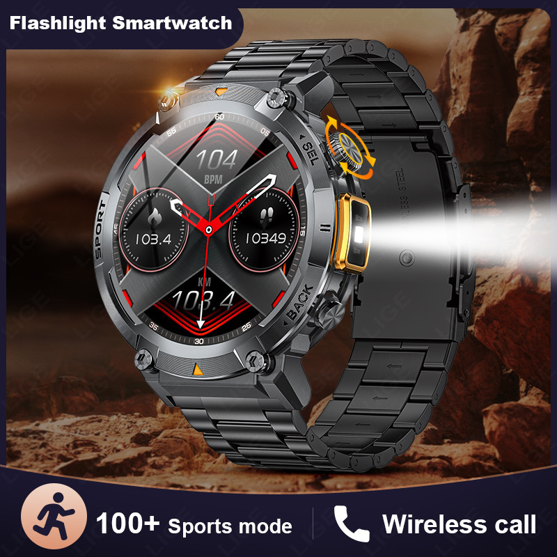 E2010  S100 Outdoor Waterproof Illumination Smartwatch