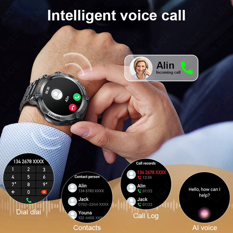 E2010  S100 Outdoor Waterproof Illumination Smartwatch