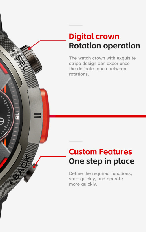 E2010  S100 Outdoor Waterproof Illumination Smartwatch