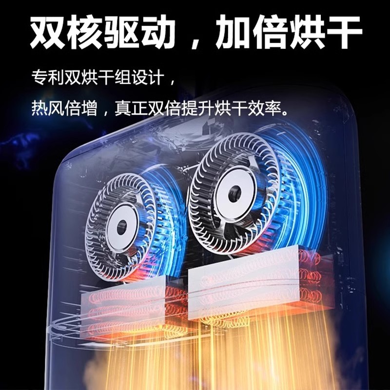 E5002 Portable Clothes Dryer - Fast Drying, Foldable, Low Noise