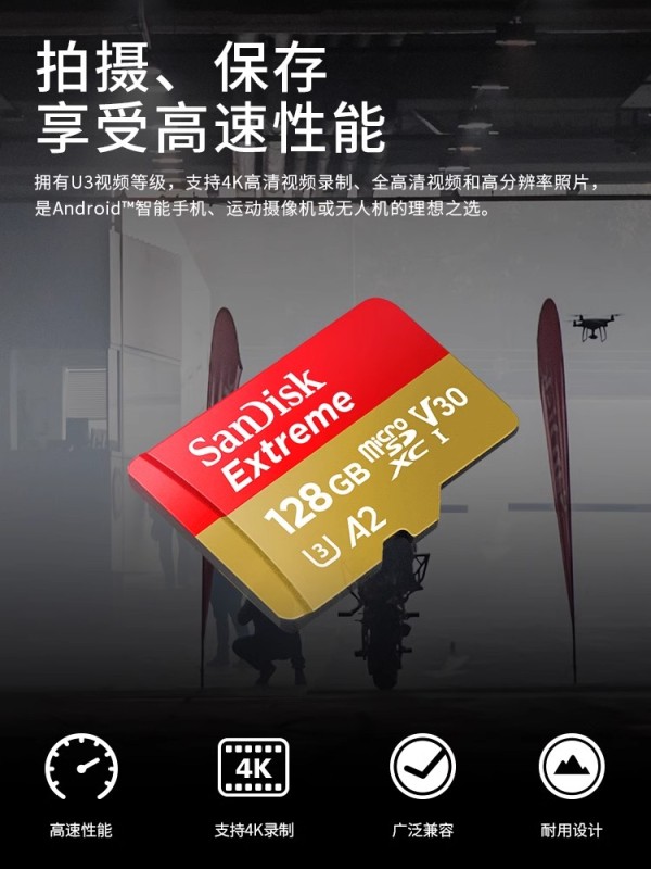 E9043 SanDisk Ultra miniSD memory Card 128G