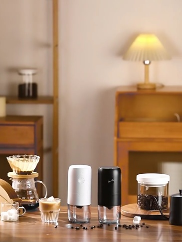 H0014 Portable Electric Coffee Grinder & Maker