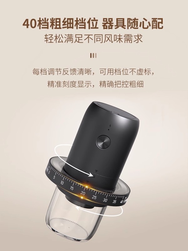 H0014 Portable Electric Coffee Grinder & Maker