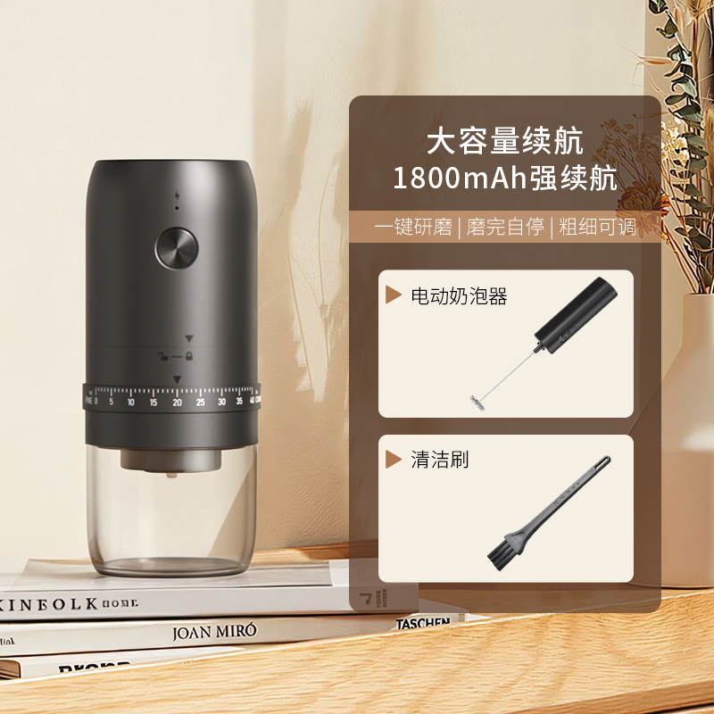 H0014 Portable Electric Coffee Grinder & Maker