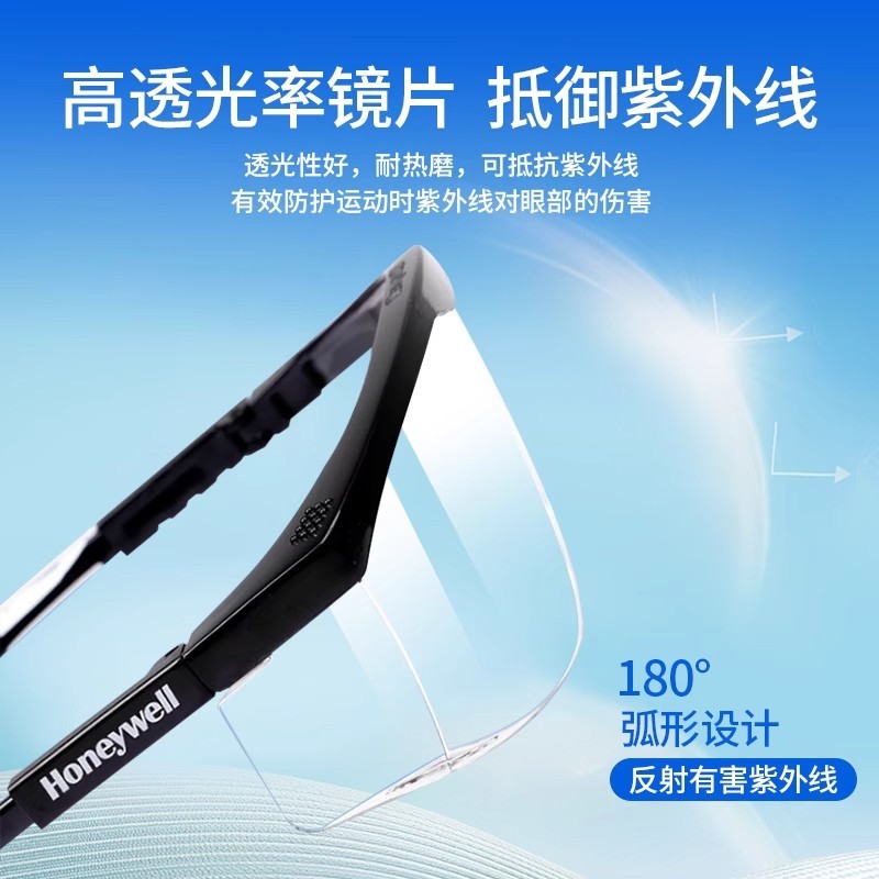 F4018 Honeywell Windproof, Dustproof, Anti-Fog, UV-Protected Goggles, Glasses, and Sunglasses